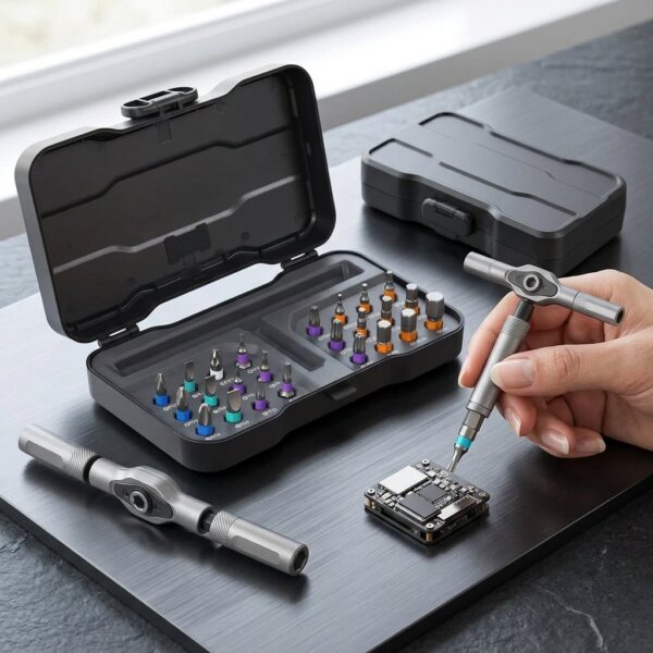 24 In 1 Magnetic T Shape Ratchet Screwdriver Set with S2 Steel Bits