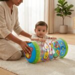 Anti Slip Inflatable Baby Development Activity Crawl Roller Toy