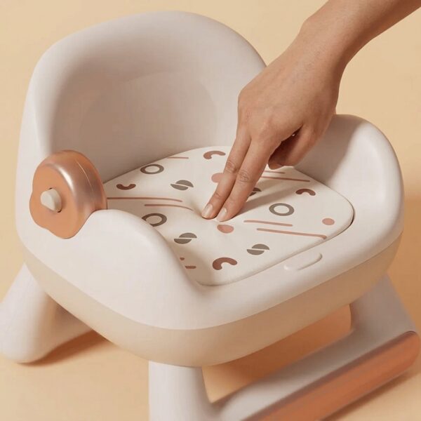 Baby Dining Anti Slip Lightweight Chair with Toddlers Cushioned Seat and Wheels