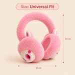 Cute Cartoon Labubu Soft Plush Earmuffs