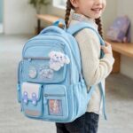 Korean Style School Kids Spacious Compartments Lightweight Backpack