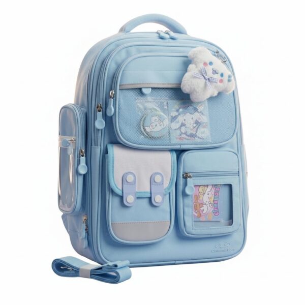Korean Style School Kids Spacious Compartments Lightweight Backpack