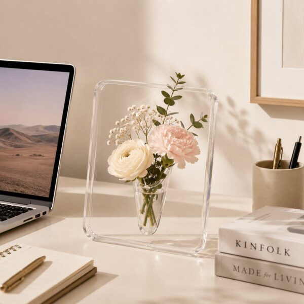 Decorative Modern Vase Floral Arranger for Home and Office Decor