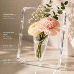 Decorative Modern Vase Floral Arranger for Home and Office Decor