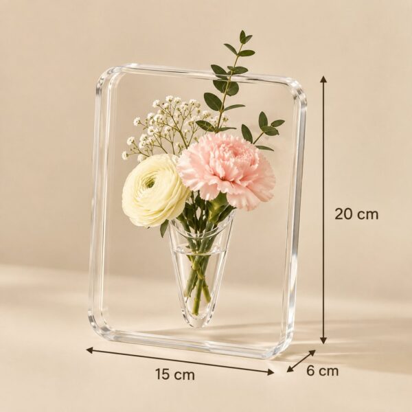 Decorative Modern Vase Floral Arranger for Home and Office Decor
