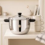 Double Wall Stainless Steel Whistling Milk Boiler