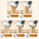 Electric Handheld Pasta and Noodle Maker Machine with 5 Molds