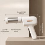 Electric Handheld Pasta and Noodle Maker Machine with 5 Molds