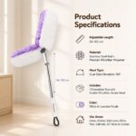 Extendable Dual Head Microfiber Duster with Bendable Cleaning Head
