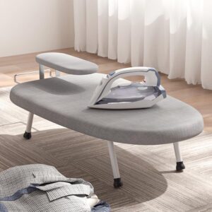Foldable Tabletop Ironing Board with Sleeve Rest & Legs