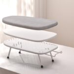 Foldable Tabletop Ironing Board with Sleeve Rest & Legs