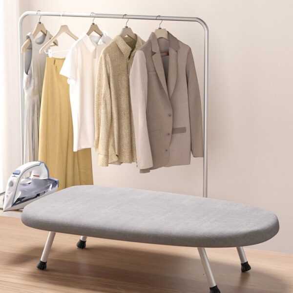Foldable Tabletop Ironing Board with Sleeve Rest & Legs