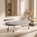 Foldable Tabletop Ironing Board with Sleeve Rest & Legs