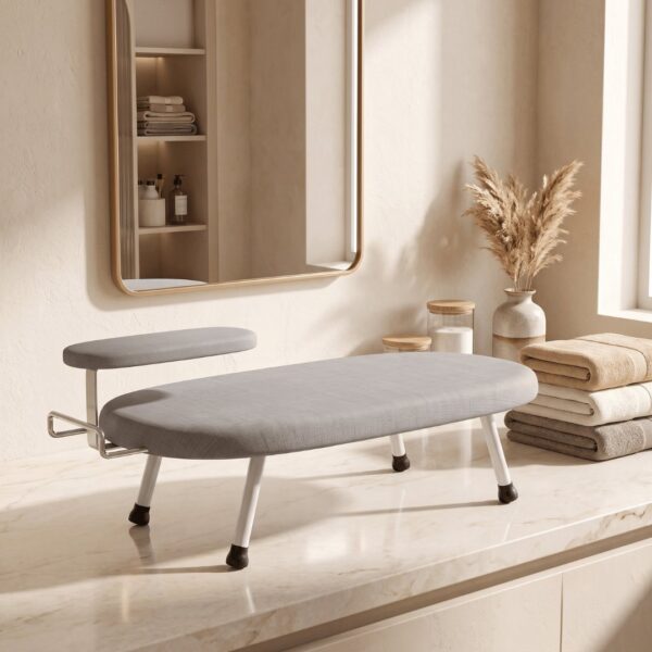 Foldable Tabletop Ironing Board with Sleeve Rest & Legs