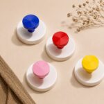 Homero Strong Grip Adhesive-Free Multicolor Suction Hook Cup