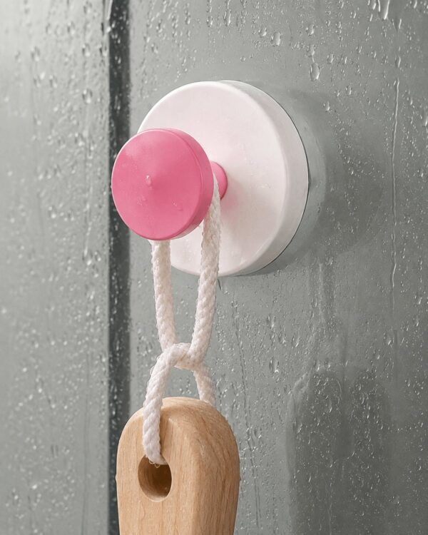 Homero Strong Grip Adhesive-Free Multicolor Suction Hook Cup
