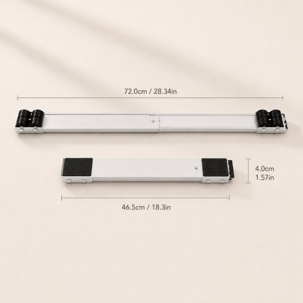 Heavy Duty Appliance Moving Stand with Anti Slip Lockable Roller Base