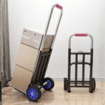 Heavy Duty Foldable Stair Climbing Hand Truck Trolley with Adjustable Handle
