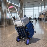 Heavy Duty Foldable Stair Climbing Hand Truck Trolley with Adjustable Handle