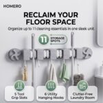 Heavy Duty Suction Cup Mop and Broom Holder