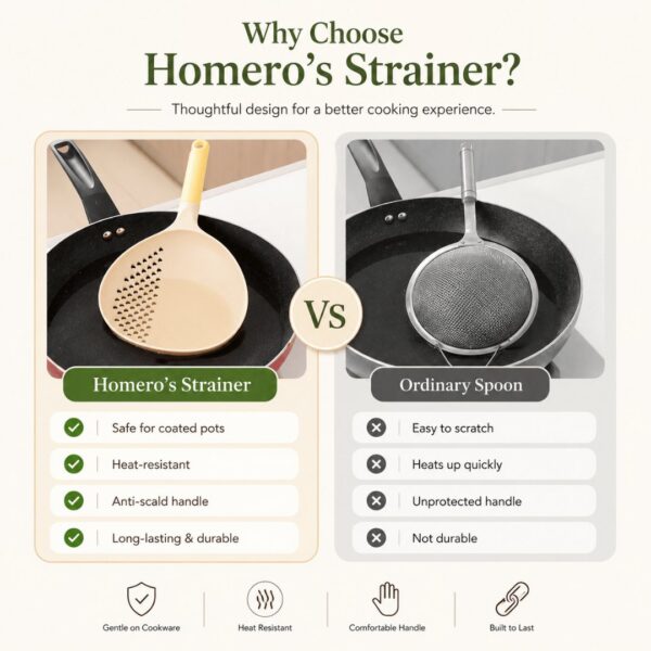 Homero 2-in-1 Multi-Functional Kitchen Colander Spoon