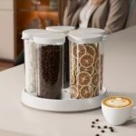 Homero 360° Rotating Base Five Grains Storage Container