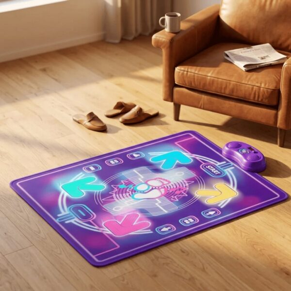 Homero 6 Game Modes Musical Dance Mat with Bluetooth - 90x90cm
