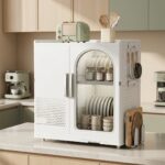 Homero All-in-One Magnetic Double Door Smart Space Utensils Storage Cabinet