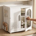 Homero All-in-One Magnetic Double Door Smart Space Utensils Storage Cabinet