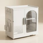 Homero All-in-One Magnetic Double Door Smart Space Utensils Storage Cabinet