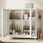 Homero All-in-One Magnetic Double Door Smart Space Utensils Storage Cabinet