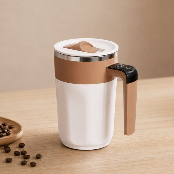 Homero Automatic Stirring Coffee Rechargeable Mug with Digital Display - 400ml