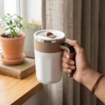 Homero Automatic Stirring Coffee Rechargeable Mug with Digital Display - 400ml