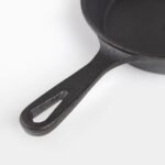 HOMERO Cast Iron Frying Pan with Natural Non-Stick Finish 25cm