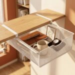 HOMERO Closet Pull Out Basket Smooth Sliding Drawer Organizer
