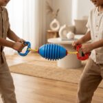 Colorful Children Training Pull Up Shuttle Ball Toy