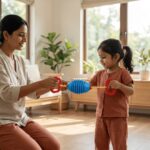 Colorful Children Training Pull Up Shuttle Ball Toy