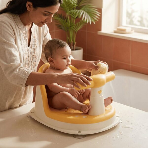 Homero Comfortable Foldable Baby Safe Bath Seat Chair