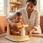 Homero Comfortable Foldable Baby Safe Bath Seat Chair