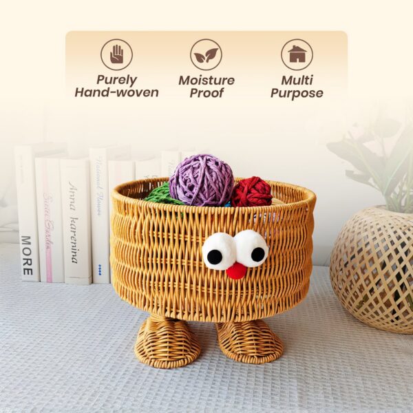 Homero Decorative Multiuse Woven Storage Basket