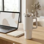 Double Wall Vacuum Insulation Stainless Steel Anti-Splash Tumbler
