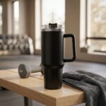 Double Wall Vacuum Insulation Stainless Steel Anti-Splash Tumbler