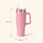 Double Wall Vacuum Insulation Stainless Steel Anti-Splash Tumbler