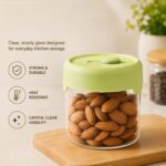 Homero Durable Borosilicate Glass Storage Cup for Home and Kitchen Use