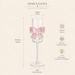 HOMERO Elegant Glass Wine Set Classic Design - 160ml Capacity