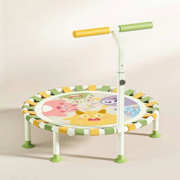 Homero Foldable Kids Trampoline with Safety Lock and Jump Surface