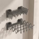 Homero Foldable Sock Drying Rack with Suction Cup Space Saving Design