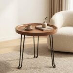 Heavy-Duty Multipurpose Foldable Metal Leg Wooden Table