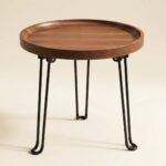 Heavy-Duty Multipurpose Foldable Metal Leg Wooden Table