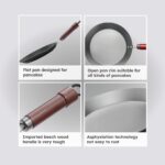Homero High Purity Iron Multi-Purpose Pan Flat Open Design 26CM Diameter